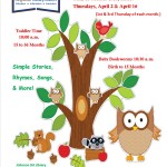2015 Baby & Toddler Story Time Flyer without Disclaimer April
