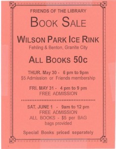 2013 FOL Book Sale Flier