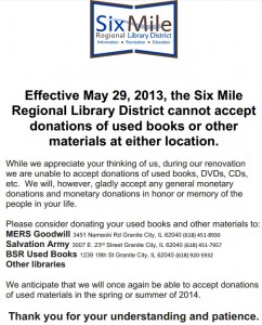 no donations