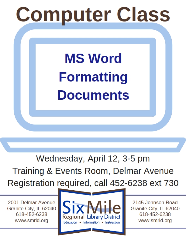 Ms Word Formatting Documents