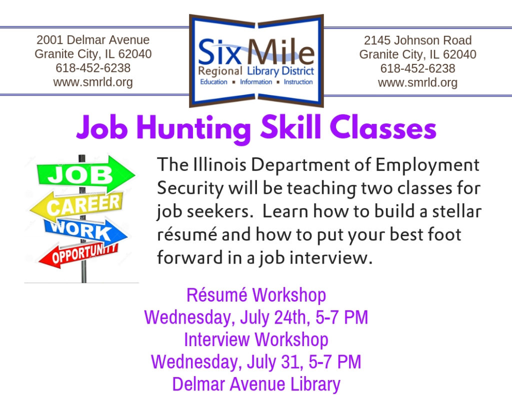 job-hunting-skill-class-six-mile-regional-library-district